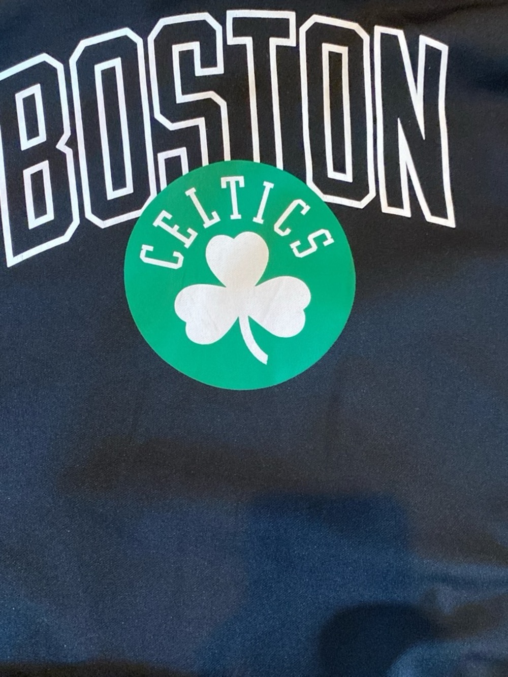 NBA Celtics Black Zipup (size 14-16)